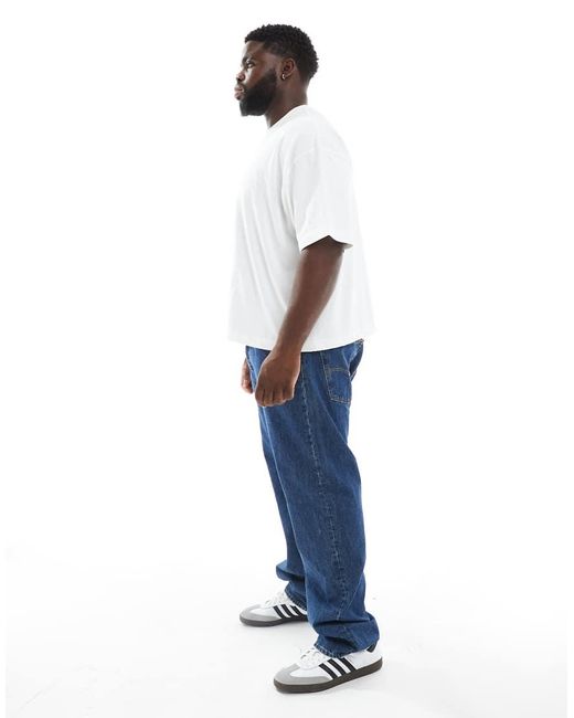 Levi's White Big & Tall 501 Original Straight Jeans for men