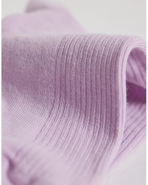 ARKET Pink Cotton Rib Socks