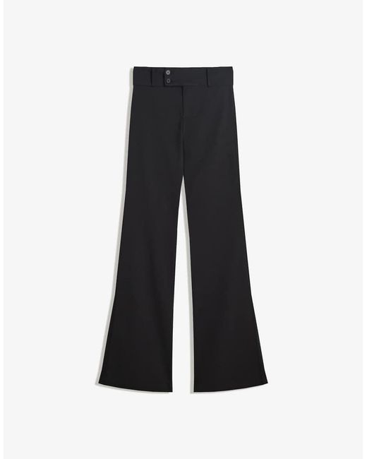Bershka Black Tall Bengaline Trousers