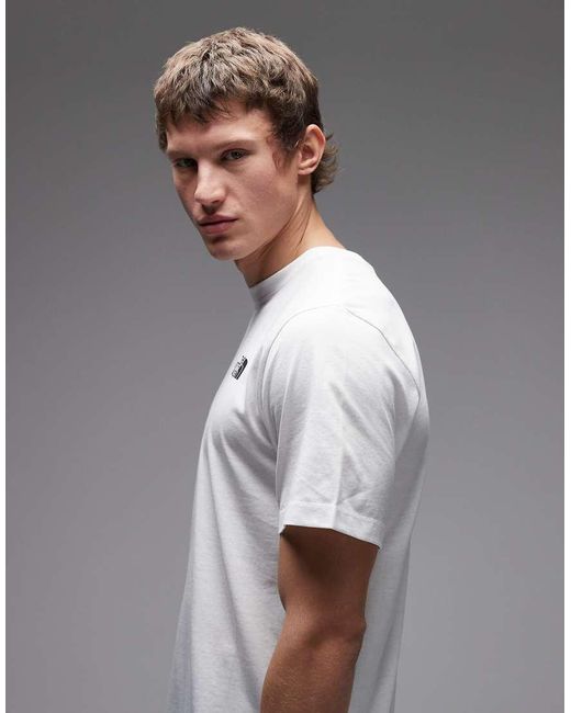 The North Face Gray Monte Backprint T-shirt for men