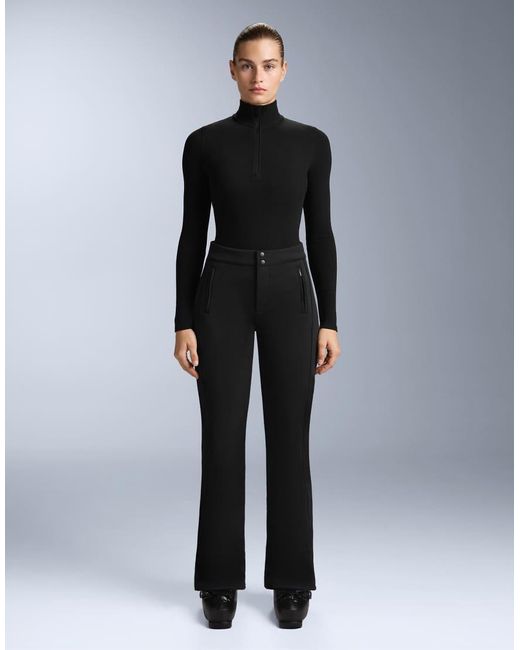 Oysho Black Half-Zip Polar Thermal Base Layer T-Shirt