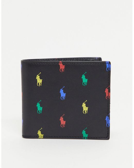 Portefeuille en cuir avec logo cheval sur l'ensemble Polo Ralph Lauren pour  homme en coloris Noir | Lyst