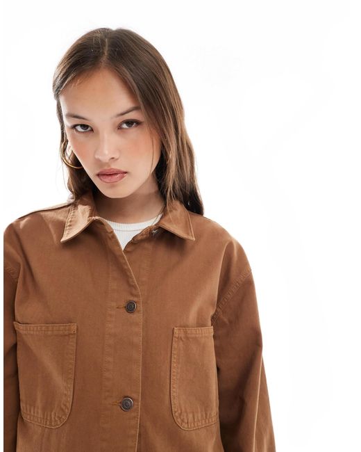 ASOS Blue – barn-jacke aus denim