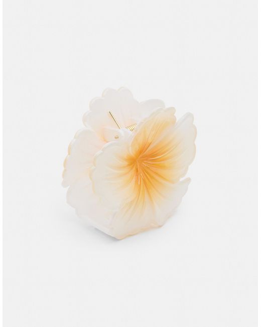 Pince à cheveux fleur Pull&Bear en coloris White