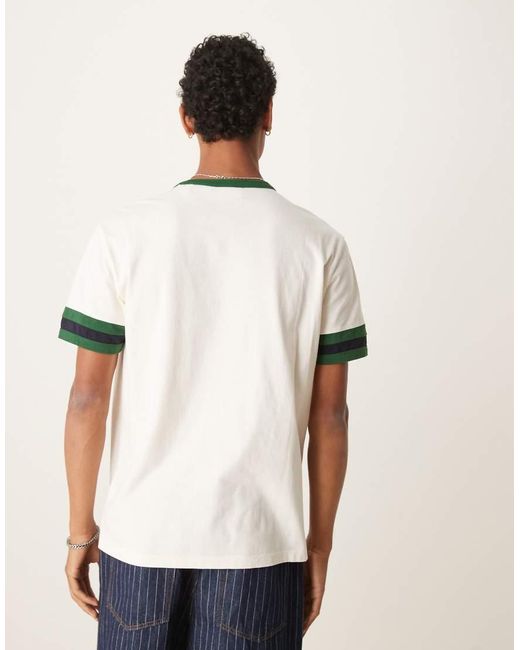 Gant Natural Graphic Ringer T-shirt for men