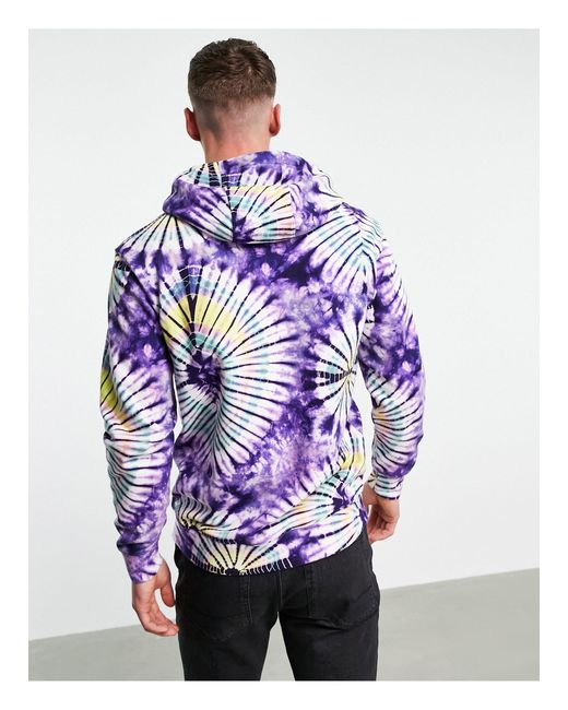 vans overhead tie dye hoodie