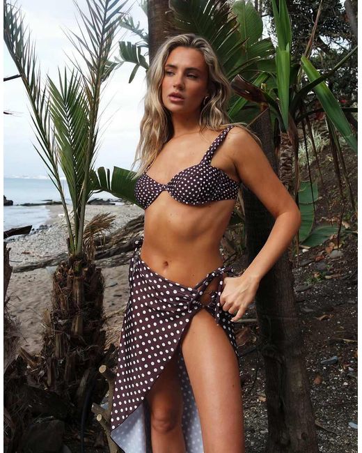 Going Somewhere Black Polka Dot Sarong