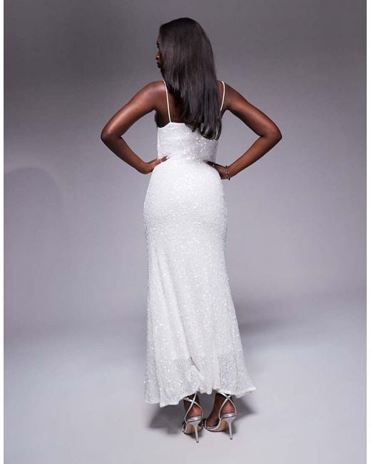 True Decadence Purple Bias Cut Midaxi Dress