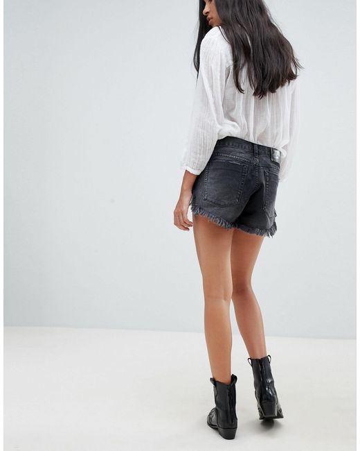 One Teaspoon Rollers Denim Shorts With 