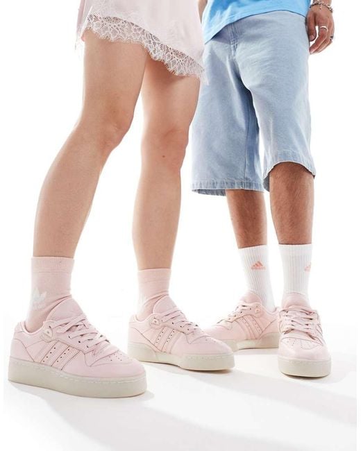 Adidas Originals White Rivalry Lux Low Trainers