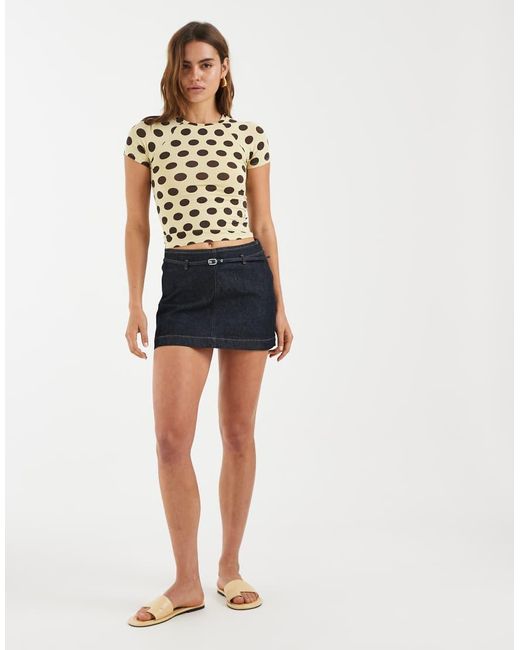 Motel Blue Agneta Big Dot Tee