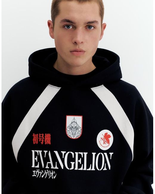 Evangelion di Pull&Bear in Blue da Uomo