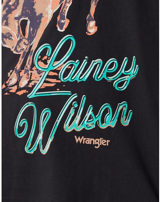 Wrangler Black X Lainey Wilson Oversized Cowboy T-shirt
