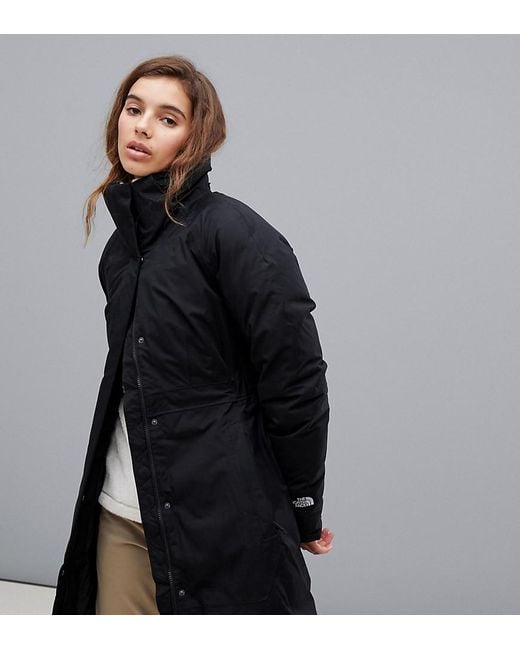 The North Face Womens Arctic Parka Ii In Black | Lyst