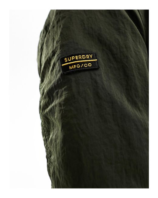 Superdry – military ma1 – bomberjacke in Black für Herren