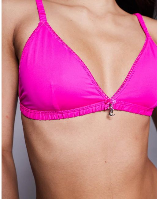 Juicy Couture Purple Triangle Bralet