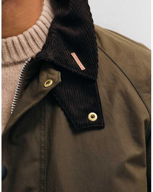 Barbour Brown Icons Transport Wax Jacket for men