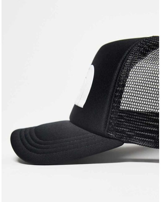 The North Face Black Logo Trucker Cap for men
