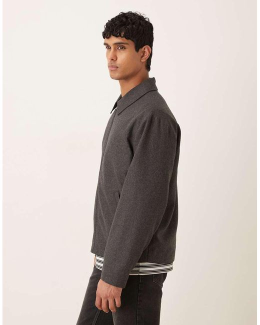 ASOS Gray Harrington Jacket for men