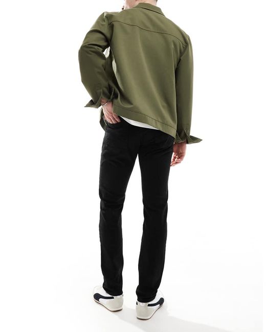 Vaqueros Negros De Corte Tapered Slim 512 De Levi's de hombre de color Green