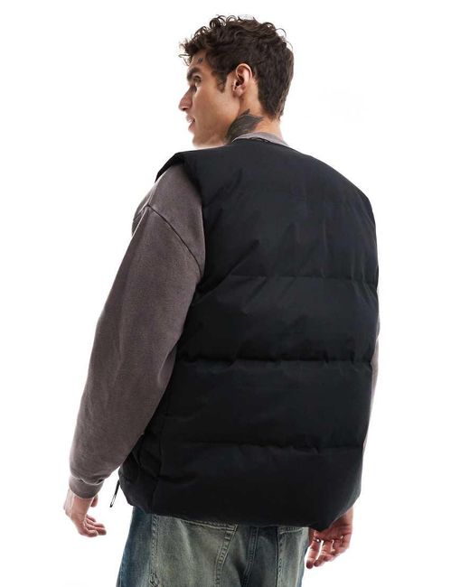 Threadbare Black Gilet for men