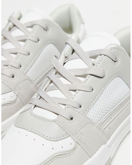 ASOS Blue Multi Panelled Trainers for men