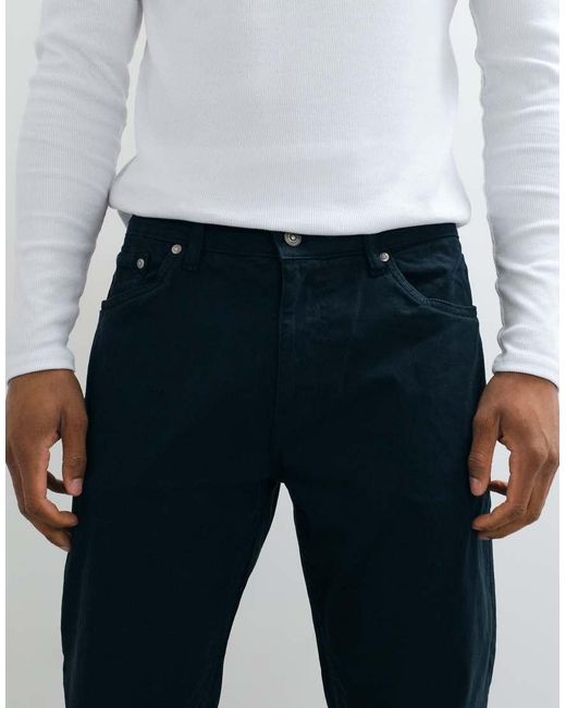 Brave Soul White Cotton Twill Chino for men