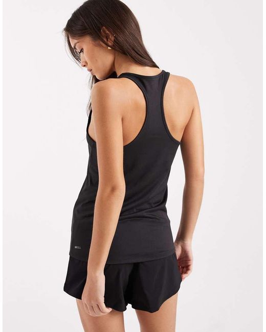 PUMA Black Tad Essential Racerback Training Tank Top