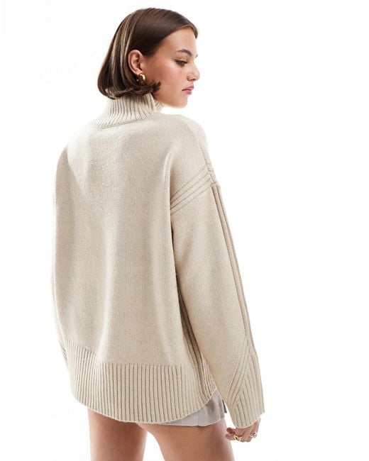 New Look Natural – oversize-pullover
