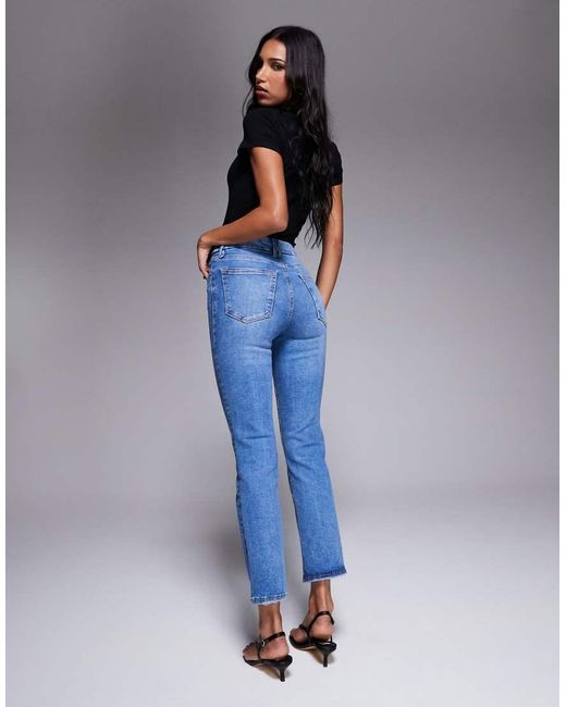 GOOD AMERICAN Blue Always Fits Good Legs Straight Jeans