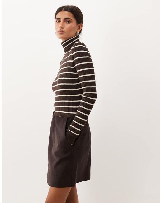 Minigonna di Threadbare in Brown