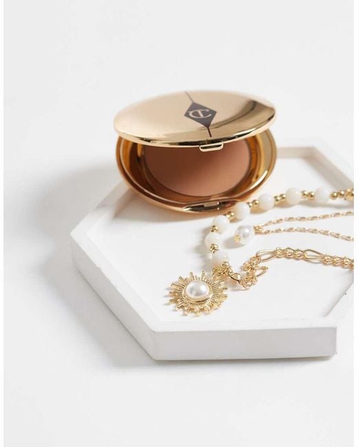 ONLY White 2-pack Sun Necklace