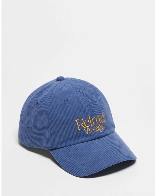 Reclaimed (vintage) Blue – unisex-kappe aus cord