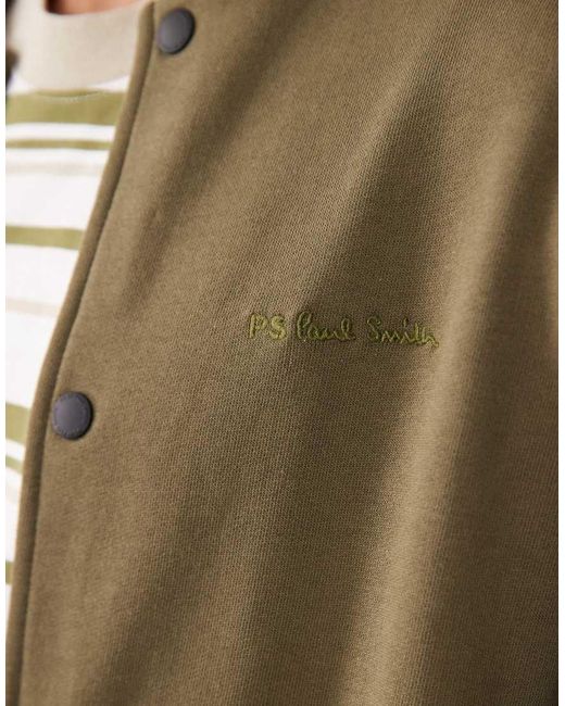 Paul Smith Natural Regular Fit Bomber Jacket for men