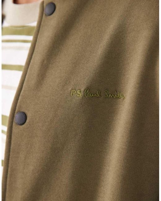 Paul Smith Natural Regular Fit Bomber Jacket for men