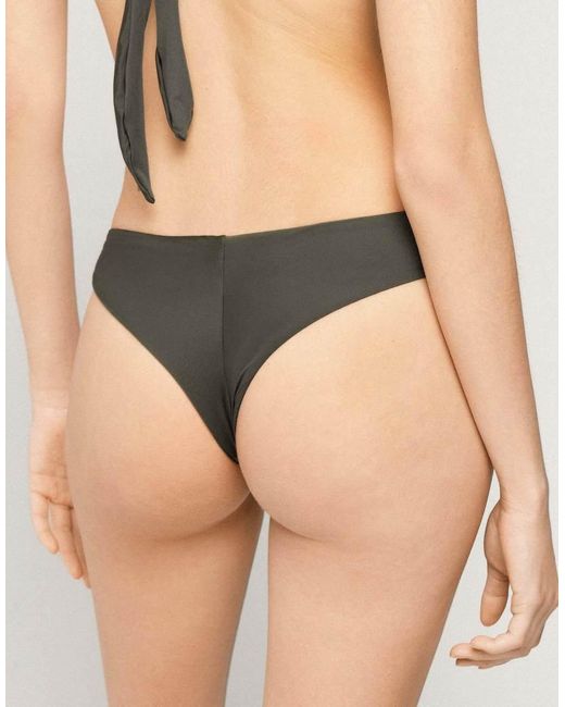 Tezenis Black Brazillian Timeless Look Bikini Bottoms