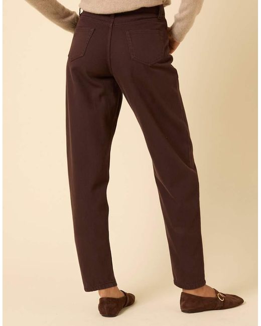 Nobody's Child Natural Putney High Rise Barrel Leg Jeans