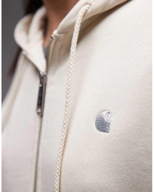 Carhartt Gray Casey Zip Through Hoodie