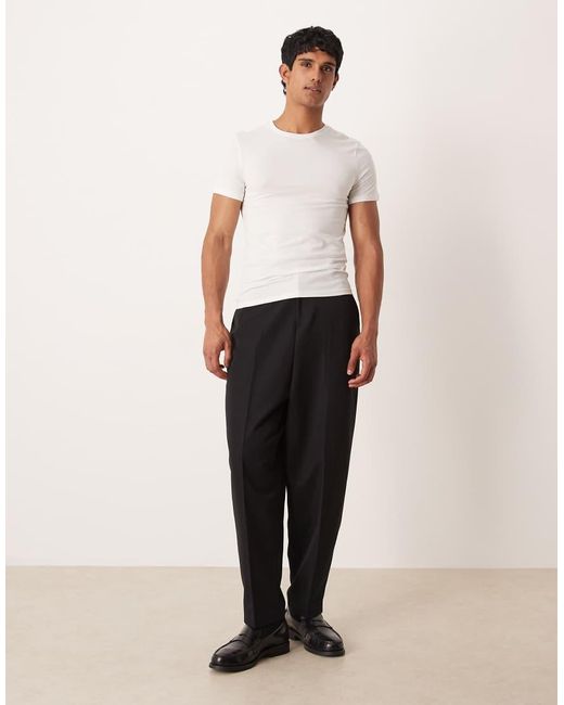 ASOS White Premium Supima® Cotton Slim Fit T-shirt for men