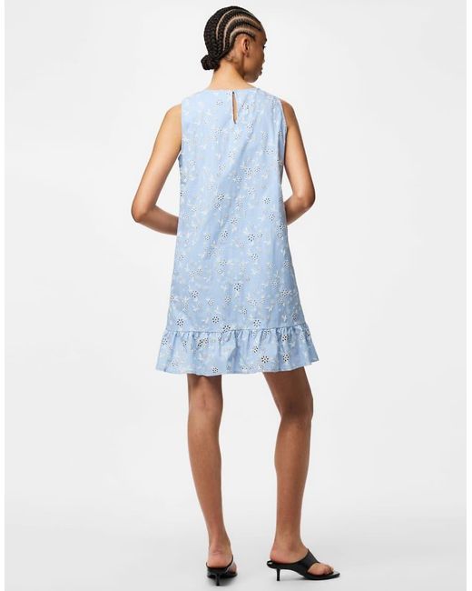 Pieces Blue Mini Dress