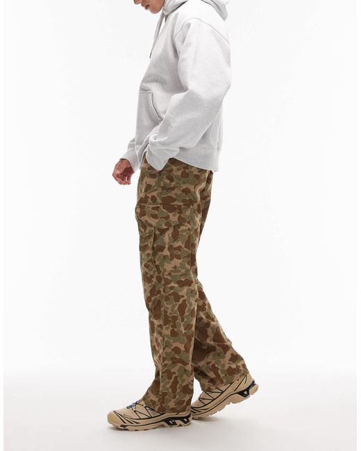 Levi's – xx – weite cargohose aus ripstop in Natural für Herren
