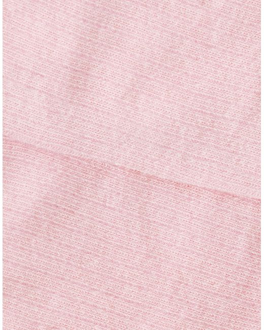 Pieces Pink Ribbed Frill Socks