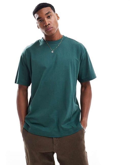 Cotton On Blue Box Fit Plain T-shirt for men