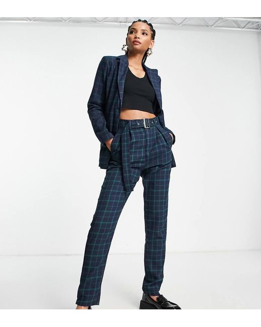 Heartbreak Tall Blue Belted Tailored Trousers