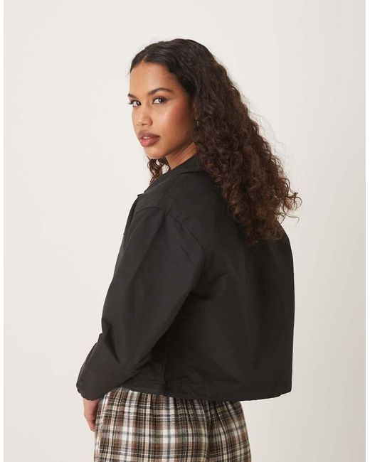Dickies Blue Oakport Cropped Coach Jacket