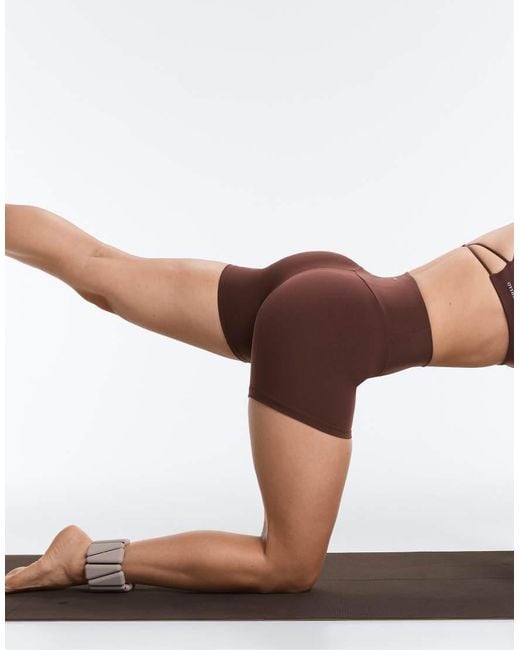 Oysho Red Comfortlux High-rise 10cm Hot Pants