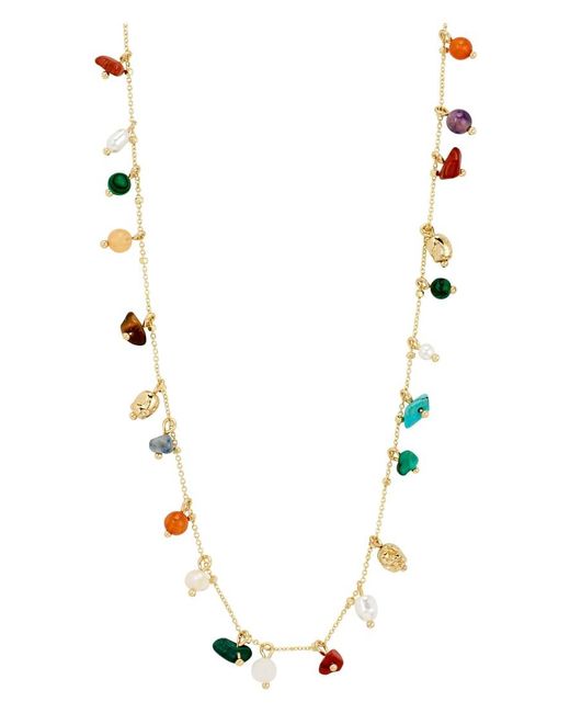 Pilgrim Black Between Necklace