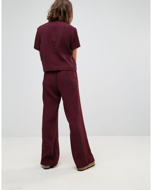 relaxed wide leg pants