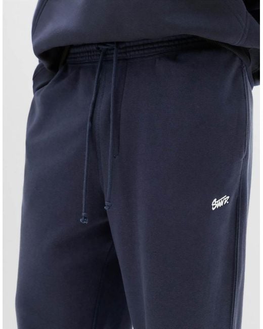 Pull&Bear Blue Stwd Tracksuit Bottoms for men