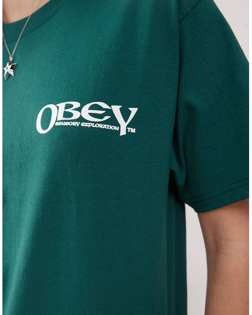 Obey Blue – sensory – t-shirt
